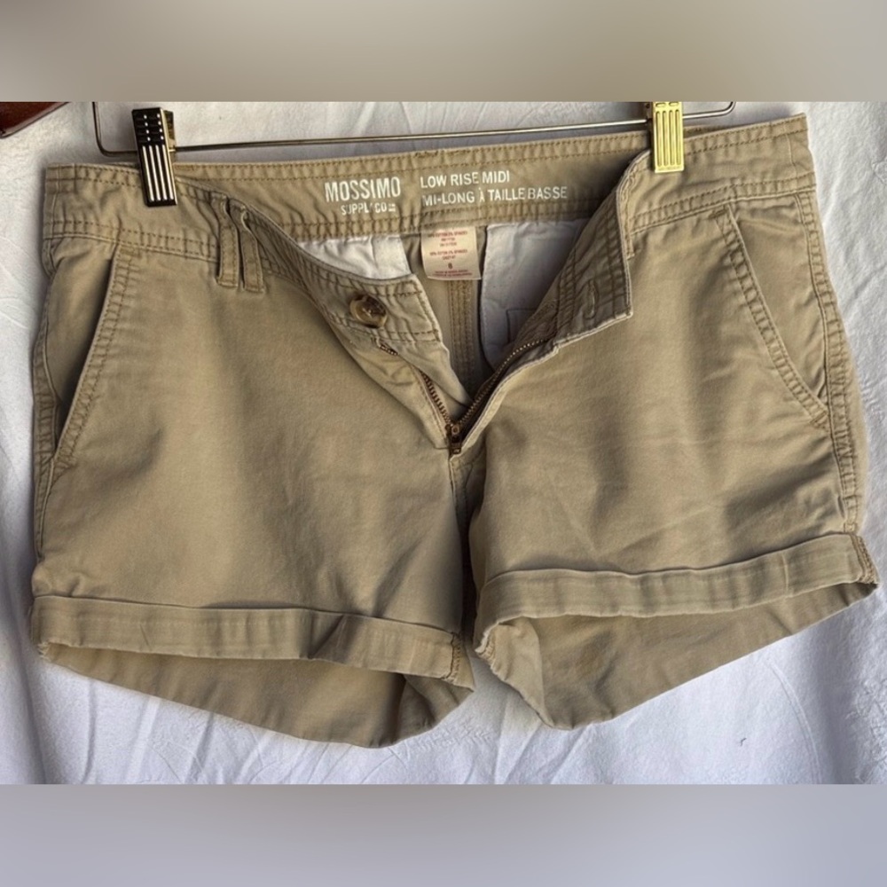 Mossimo Women’s Khaki Tan Low Rise Shorts Size 8 - Picture 6 of 6